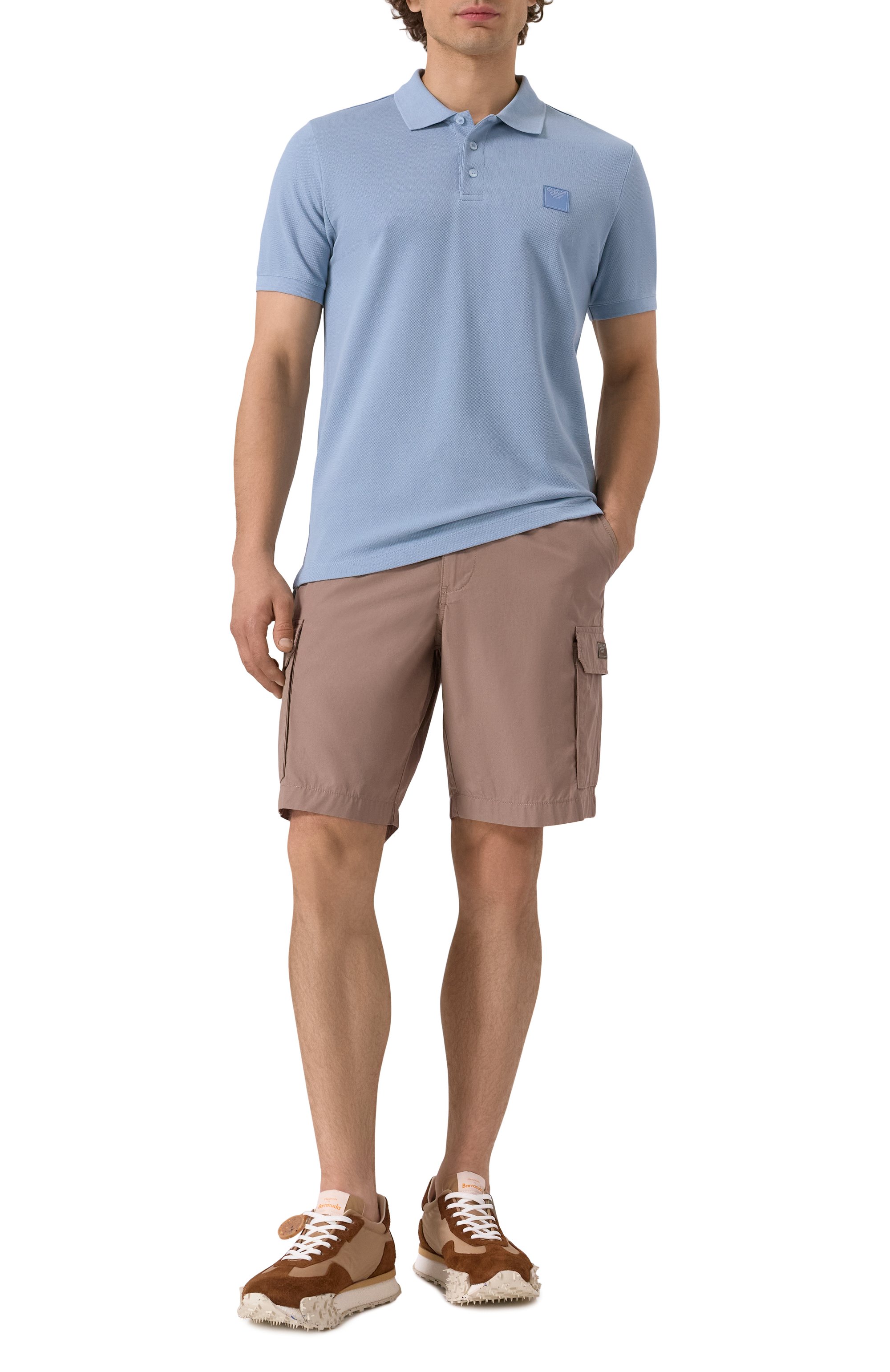 Хлопковое поло EMPORIO ARMANI, арт. EM000571/AF12336, фото 2