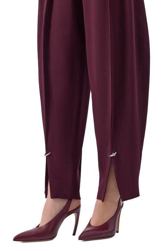 Кожаные туфли Viper The Attico 251WSH00875/LBT019AA Бордовый  251WSH00875/LBT019AA Фото 2