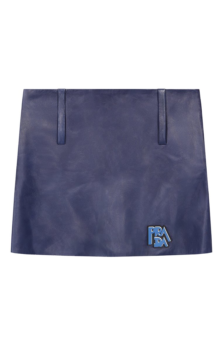 Кожаная юбка PRADA, арт. 51728-1MNA-F0021, фото 1