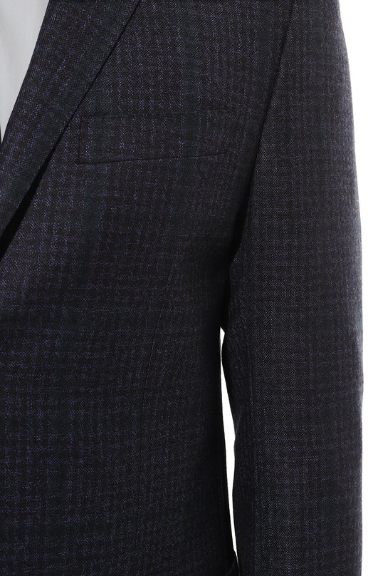 Шерстяной пиджак Corneliani 946002-9416454 Синий  946002-9416454 Фото 7