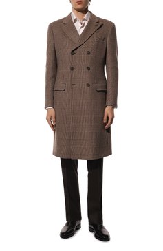 Мужские кожаные оксфорды GIORGIO ARMANI черного цвета, арт. X2C684/XF222 | Фото 2 (Материал внутренний: Натуральная кожа; Материал сплава: Проставлено; Нос: Не проставлено; Стили: Классический)