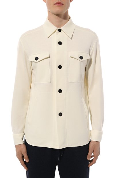 Шерстяная куртка-рубашка HARRIS WHARF LONDON, арт. C9320MYM, фото 3