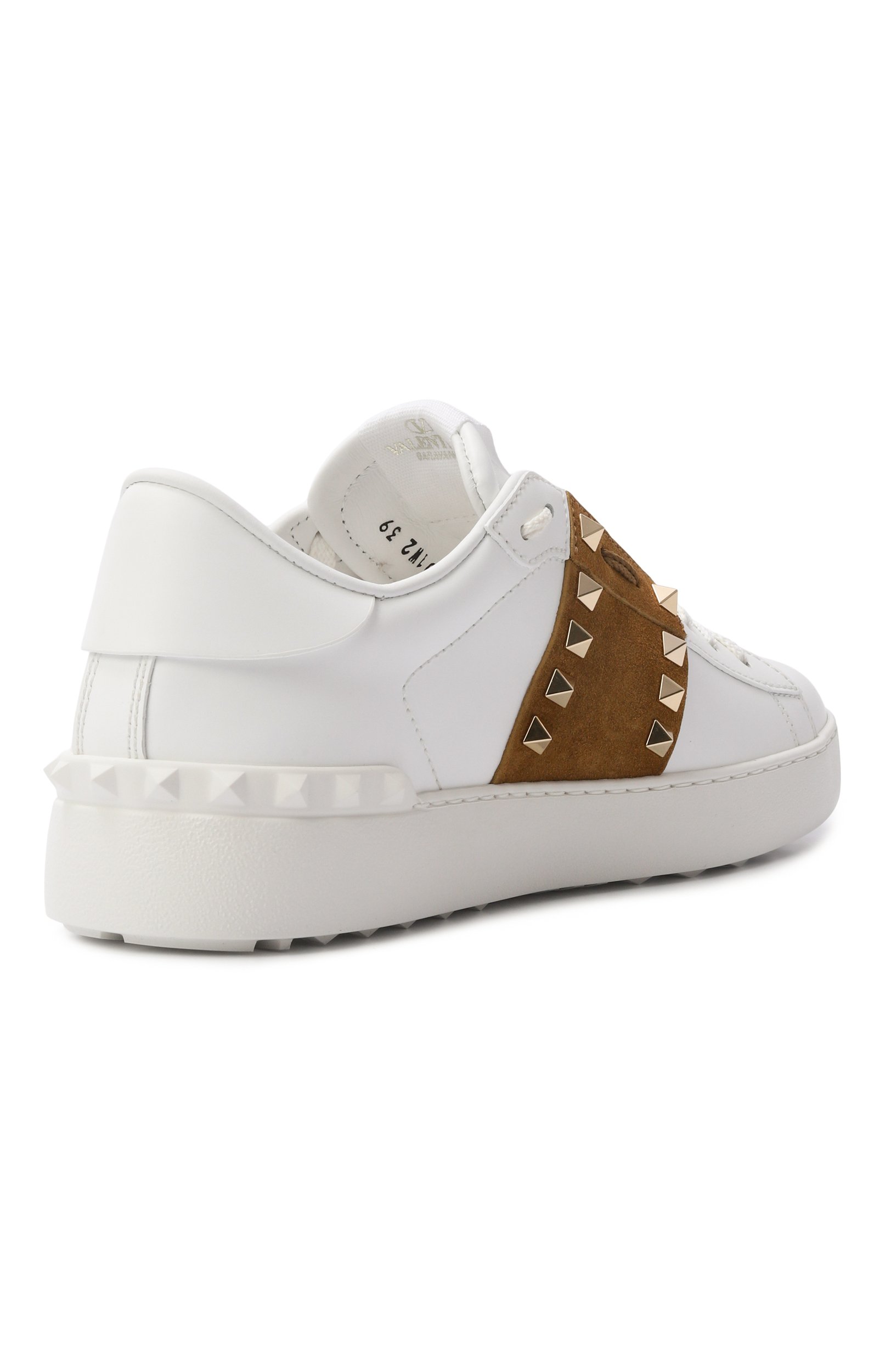Кожаные кеды rockstud untitled VALENTINO, арт. 9W2S0A01/ZBV, фото 5
