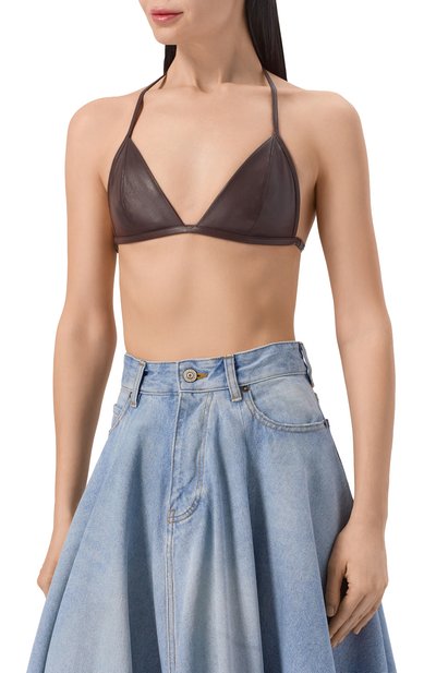 Кожаный топ RICK OWENS, арт. RP01F6091/LBY, фото 3