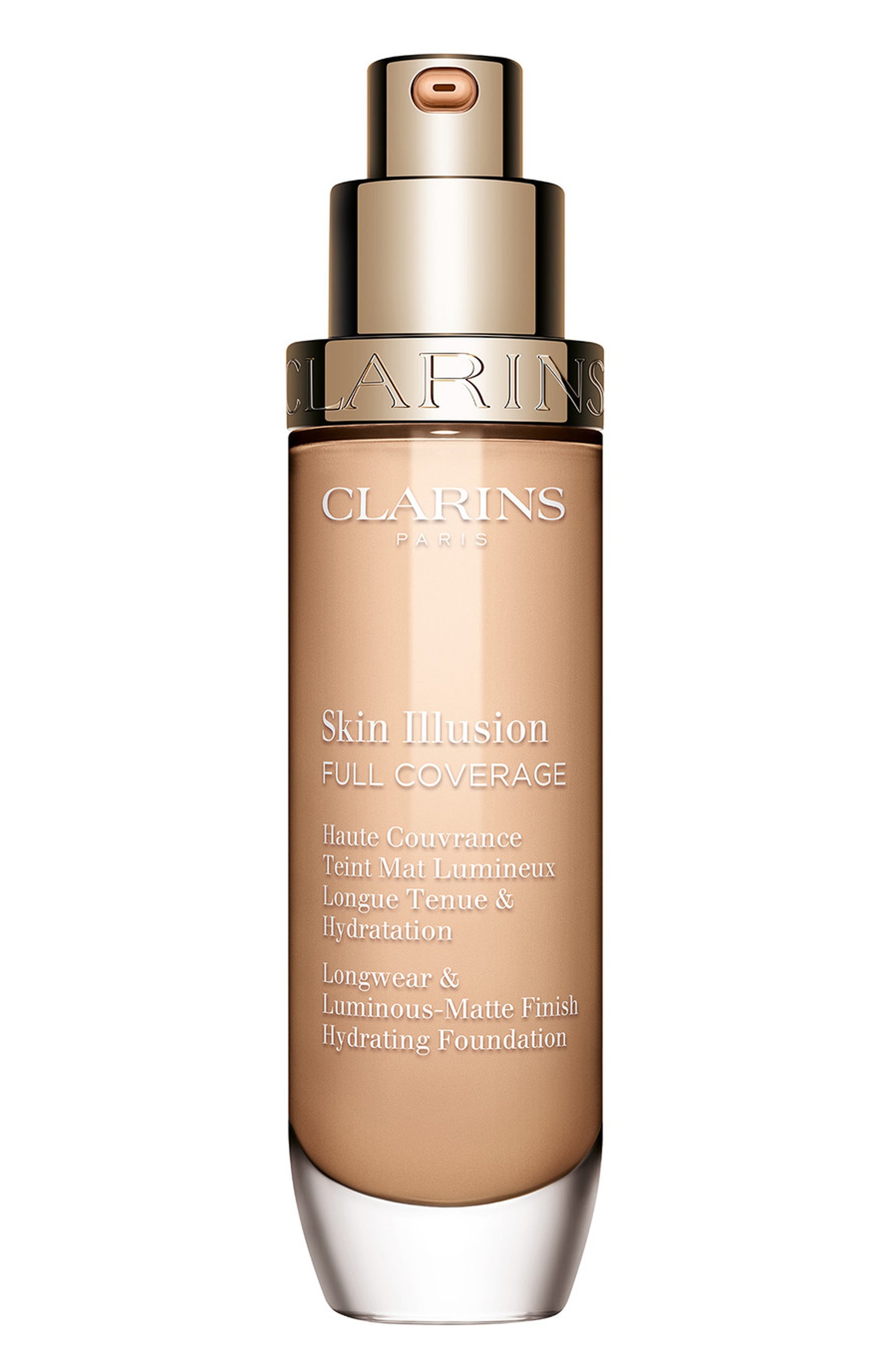 Тональный крем с матовым эффектом skin illusion full coverage, оттенок 103n (30ml) CLARINS цвета по цене 6200 руб., арт. 80106983, фото 4 Тональный крем с матовым эффектом skin illusion full coverage, оттенок 103n (30ml) CLARINS, арт. 80106983, фото 4