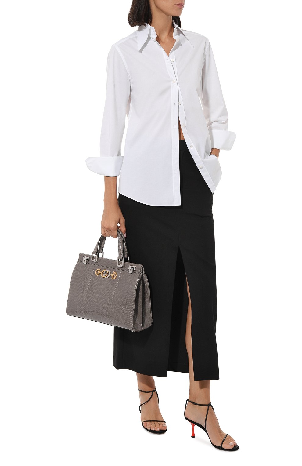 Сумка zumi medium из кожи питона GUCCI, арт. 564714 LJM0X, фото 7