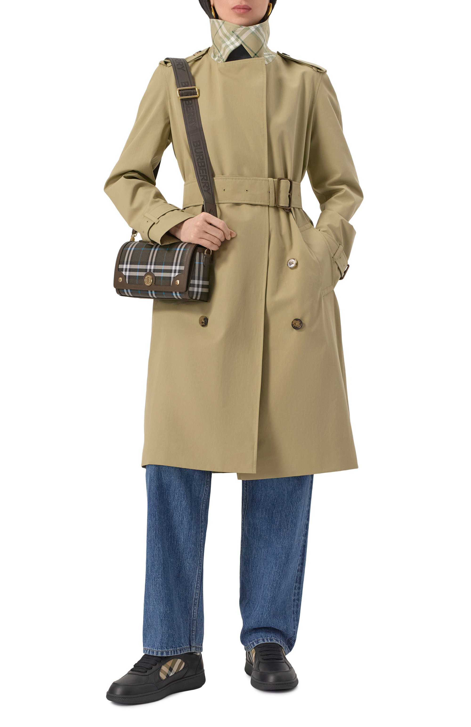 Хлопковый тренч BURBERRY бежевого цвета по цене 324000 руб., арт. 8106349, фото 2 Хлопковый тренч BURBERRY, арт. 8106349, фото 2