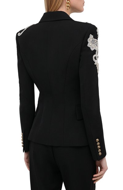 Шерстяной жакет BALMAIN, арт. UF17110/P050, фото 5
