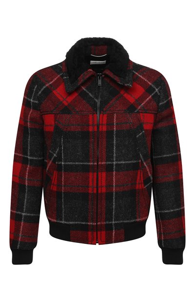 Шерстяной бомбер SAINT LAURENT, арт. 615978/Y9B02, фото 1