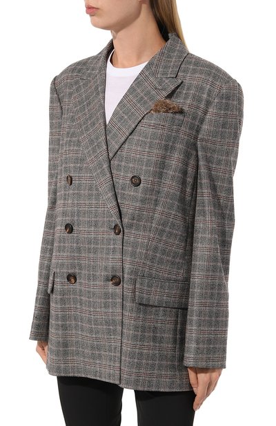 Жакет из шерсти и кашемира BRUNELLO CUCINELLI, арт. MD5132341P, фото 3