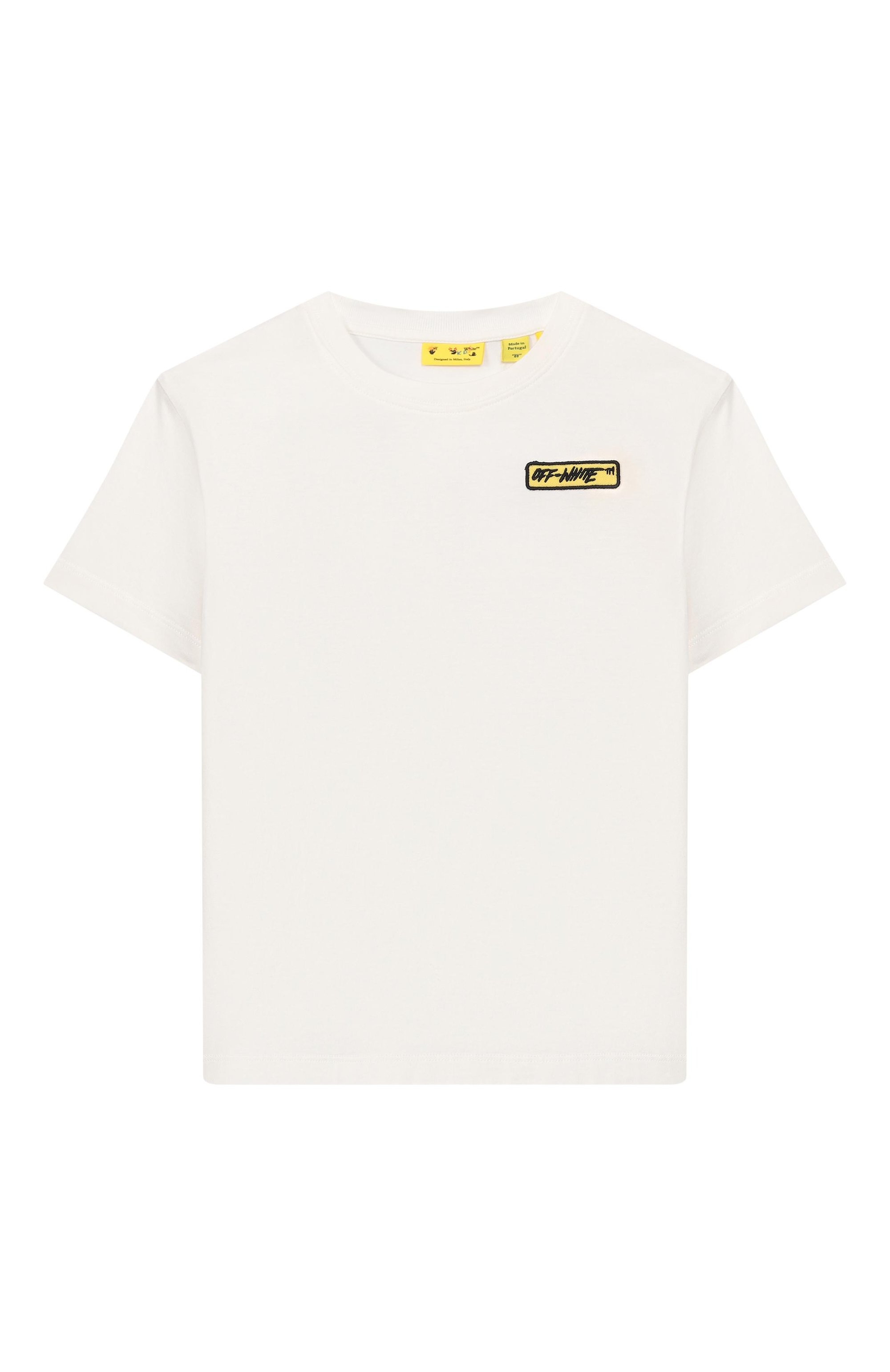 Хлопковая футболка OFF-WHITE, арт. 0BAA002S26JER00C_001, фото 1