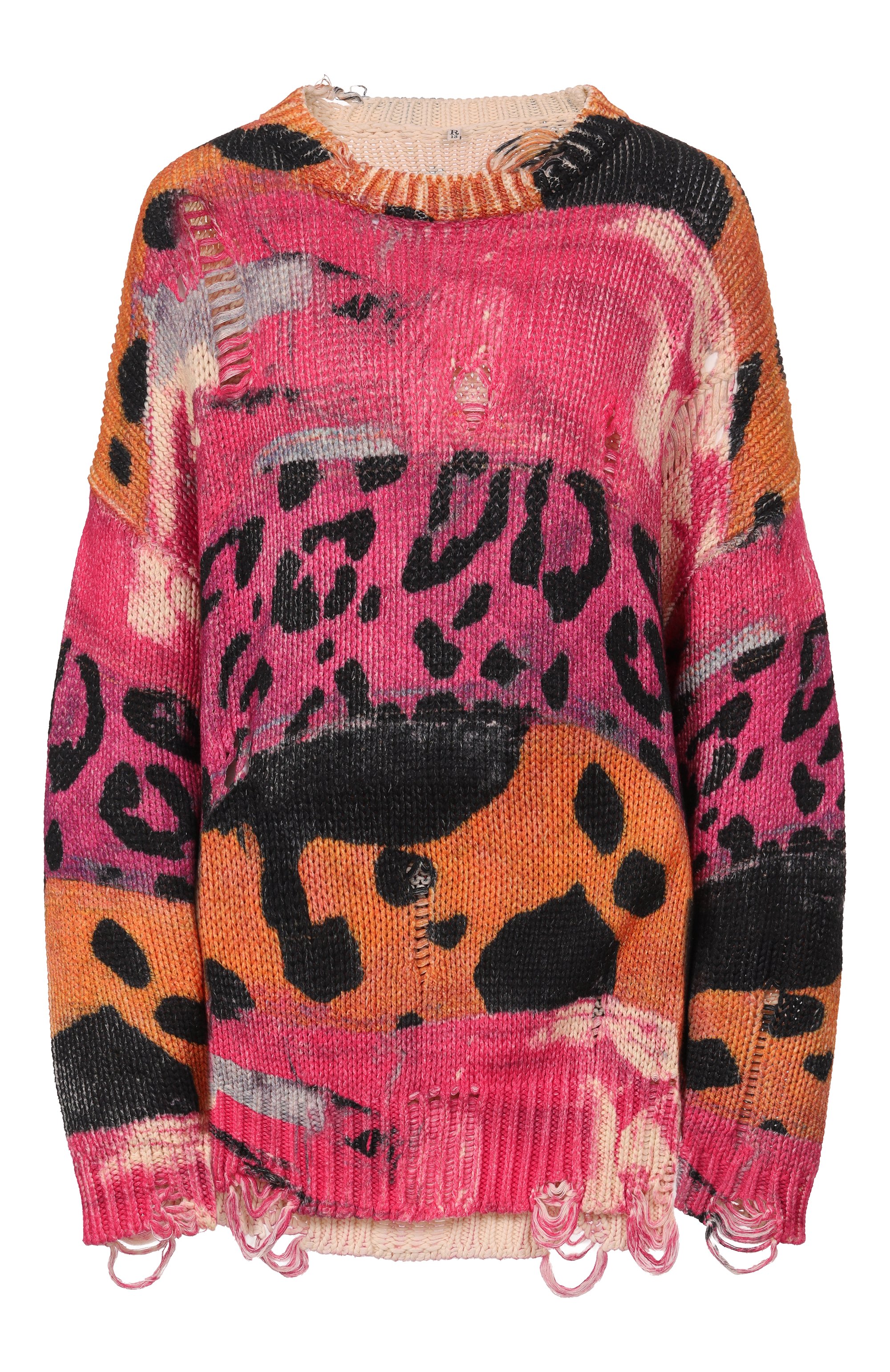 Хлопковый свитер R13, арт. R13WY197-Y271B, фото 1