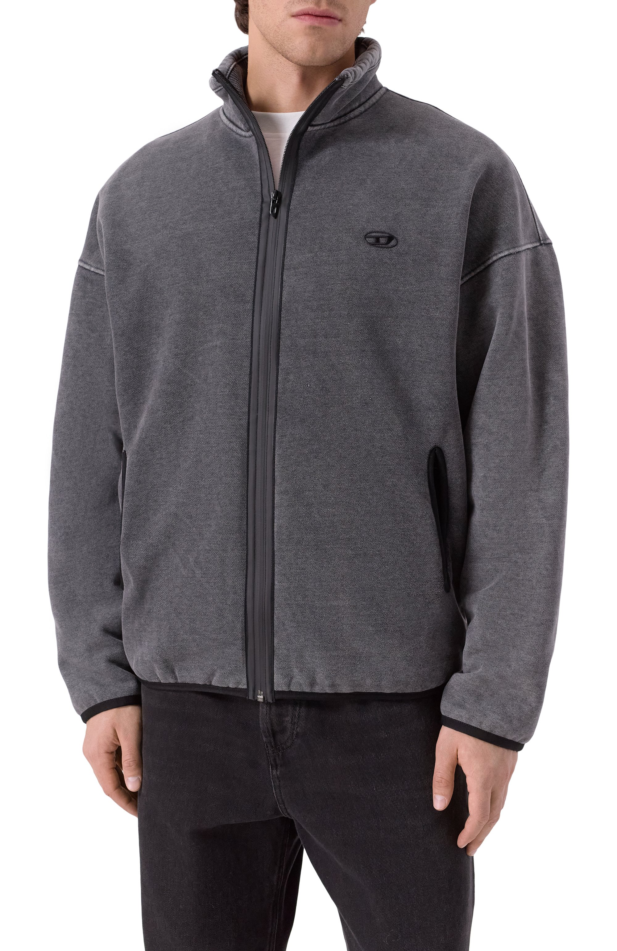 Куртка DIESEL темно-серого цвета по цене 48600 руб., арт. A19407/0AJFN, фото 3 Куртка DIESEL, арт. A19407/0AJFN, фото 3