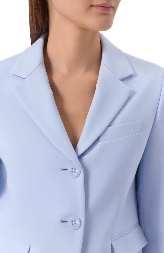 Жакет из вискозы Dorothee Schumacher 448032 Голубой  448032 Фото 5