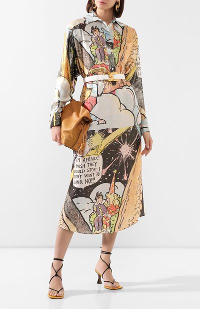 Платье из шелка и шерсти LANVIN, арт. RW-DR372I-4490-E20, фото 2