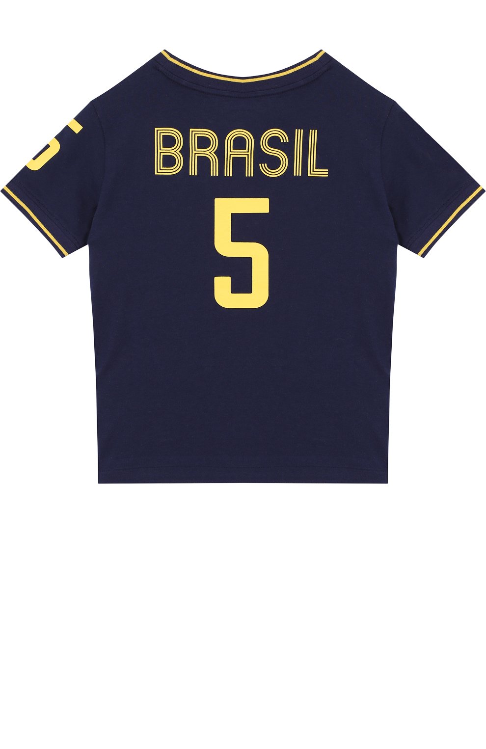 Хлопковая футболка с логотипом сборной бразилии POLO RALPH LAUREN, арт. 322716426, фото 2