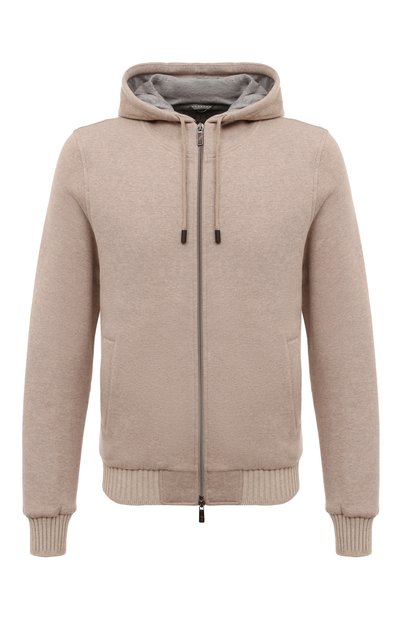 Мужской толстовка из хлопка и кашемира CAPOBIANCO, арт. 17M404.FW00.