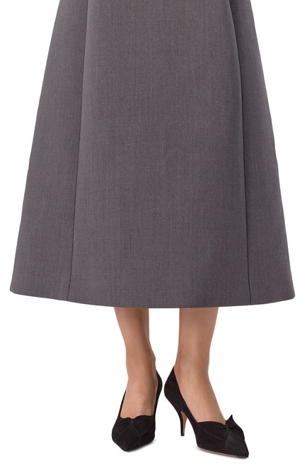 Женские замшевые туфли bow FERRAGAMO, арт. 01K026/785007