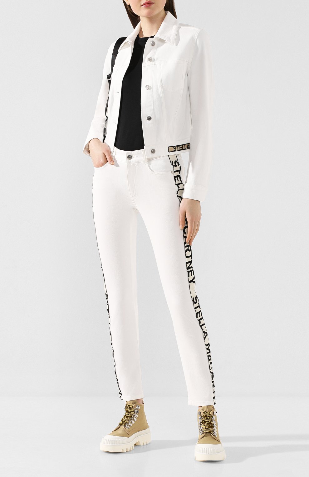 Джинсовая куртка STELLA MCCARTNEY белого цвета по цене 62950 руб., арт. 600260/SNH60, фото 2 Джинсовая куртка STELLA MCCARTNEY, арт. 600260/SNH60, фото 2