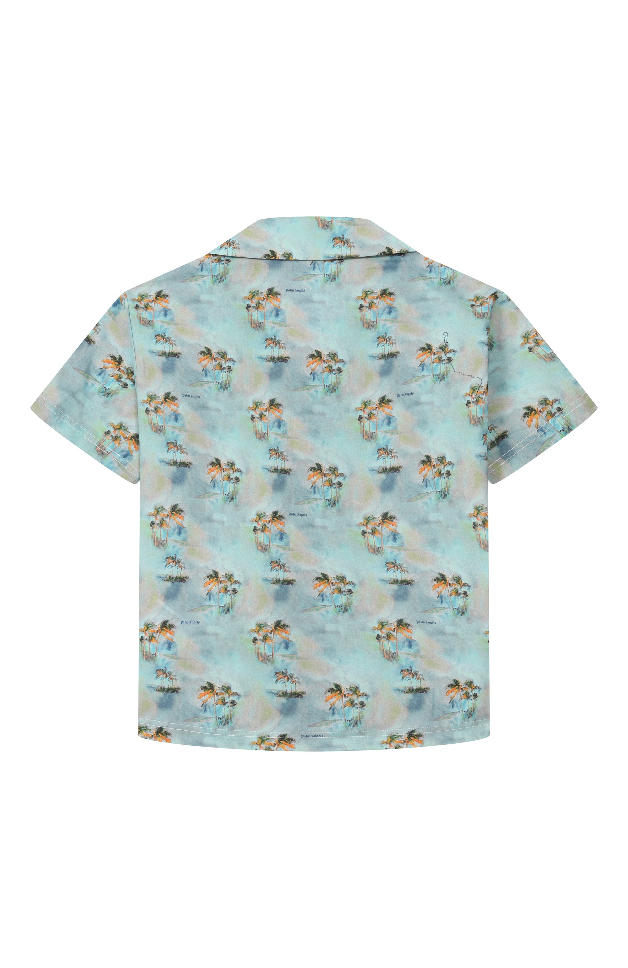 Хлопковая рубашка PALM ANGELS, арт. PBGG002S26FAB001, фото 2