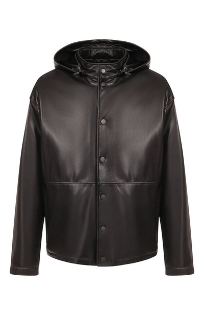 Кожаная куртка MVST черного цвета по цене 445500 руб., арт. M25.1PM.B004/BIG SIZE/CREAM NAPPA, фото 1 Кожаная куртка MVST, арт. M25.1PM.B004/BIG SIZE/CREAM NAPPA, фото 1