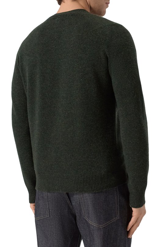 Джемпер из шерсти и кашемира Jil Sander J22GP0133/J13264 Зелёный  J22GP0133/J13264 Фото 4