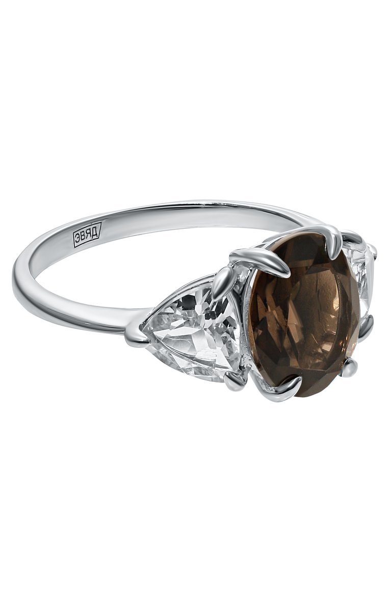 Женское кольцо SECRETS JEWELRY серебряного цвета, арт. КТДТС701 | Фото 1 (Нос: Не проставлено; Региональные ограничения белый список (Axapta Mercury): Не проставлено; Материал: Камень, Серебро)