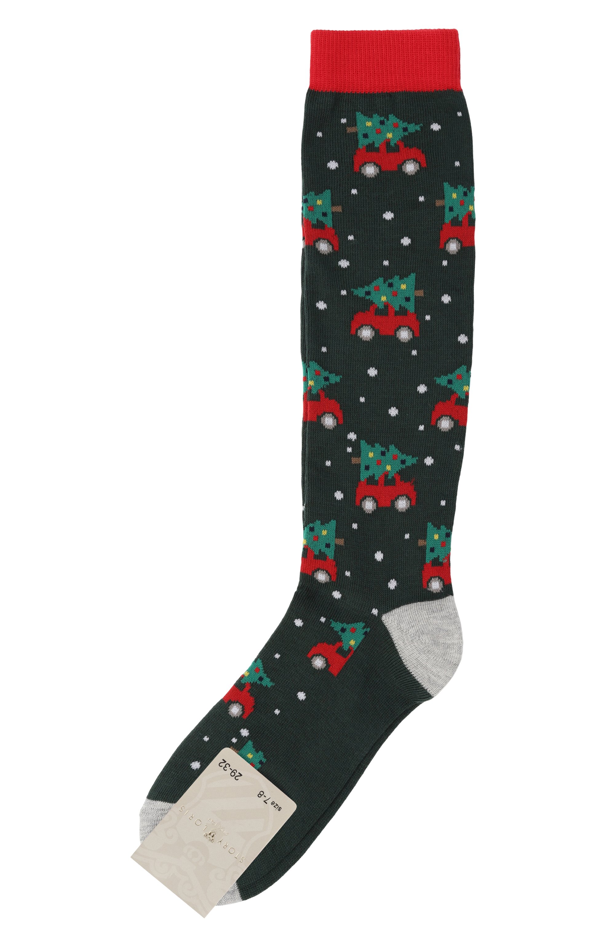 Носки STORY LORIS темно-зеленого цвета по цене 2830 руб., арт. 02512/29-32, фото 1 Носки STORY LORIS, арт. 02512/29-32, фото 1