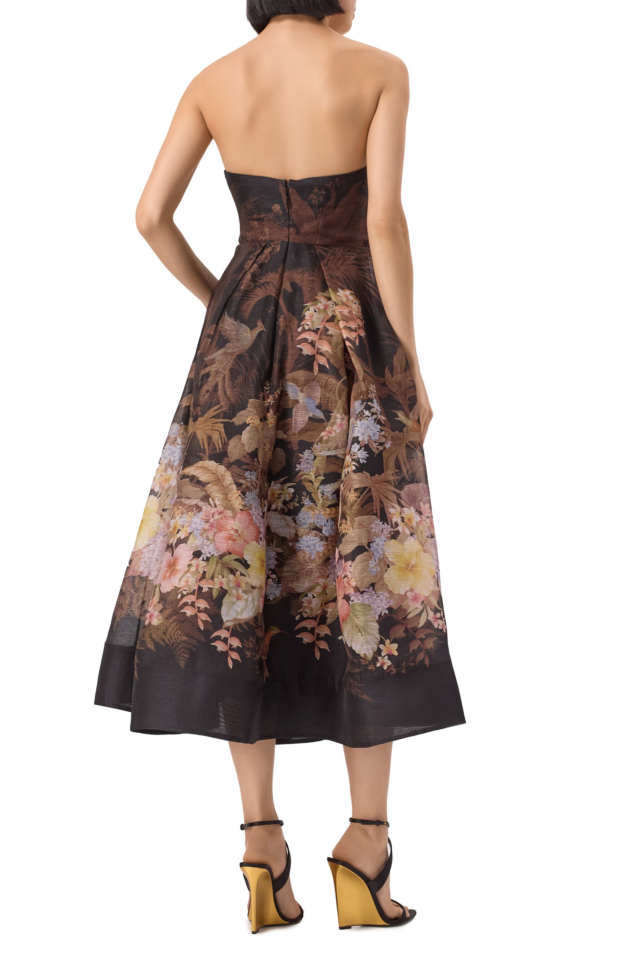 Платье изо льна и шелка ZIMMERMANN, арт. 3850DS251, фото 4