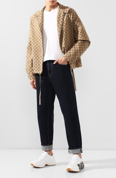 Кожаные кроссовки rhyton GUCCI, арт. 576050/DRW00, фото 2