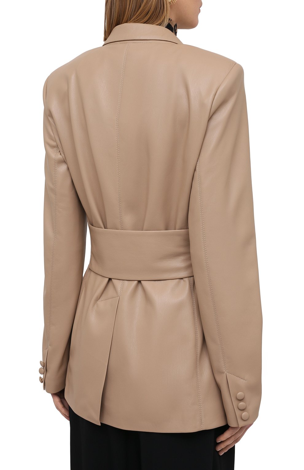 Жакет из экокожи NANUSHKA, арт. BEA_SANDST0NE_VEGAN LEATHER, фото 4