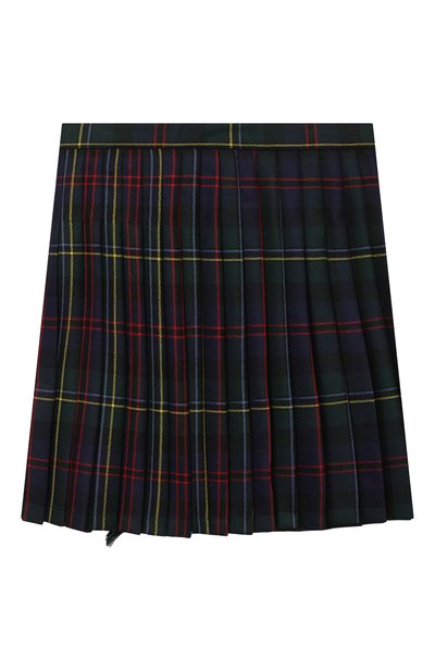 Шерстяная юбка DAL LAGO темно-синего цвета по цене 15300 руб., арт. R299/9124/4-6, фото 2 Шерстяная юбка DAL LAGO, арт. R299/9124/4-6, фото 2