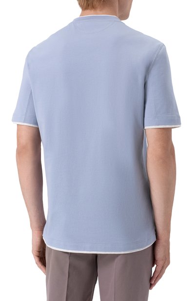 Хлопковая футболка BRUNELLO CUCINELLI, арт. M0B137427, фото 4