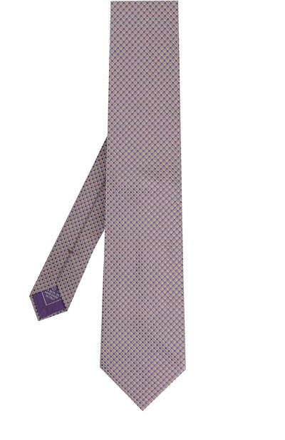 Шелковый галстук с узором BRIONI, арт. 062H/06447, фото 2