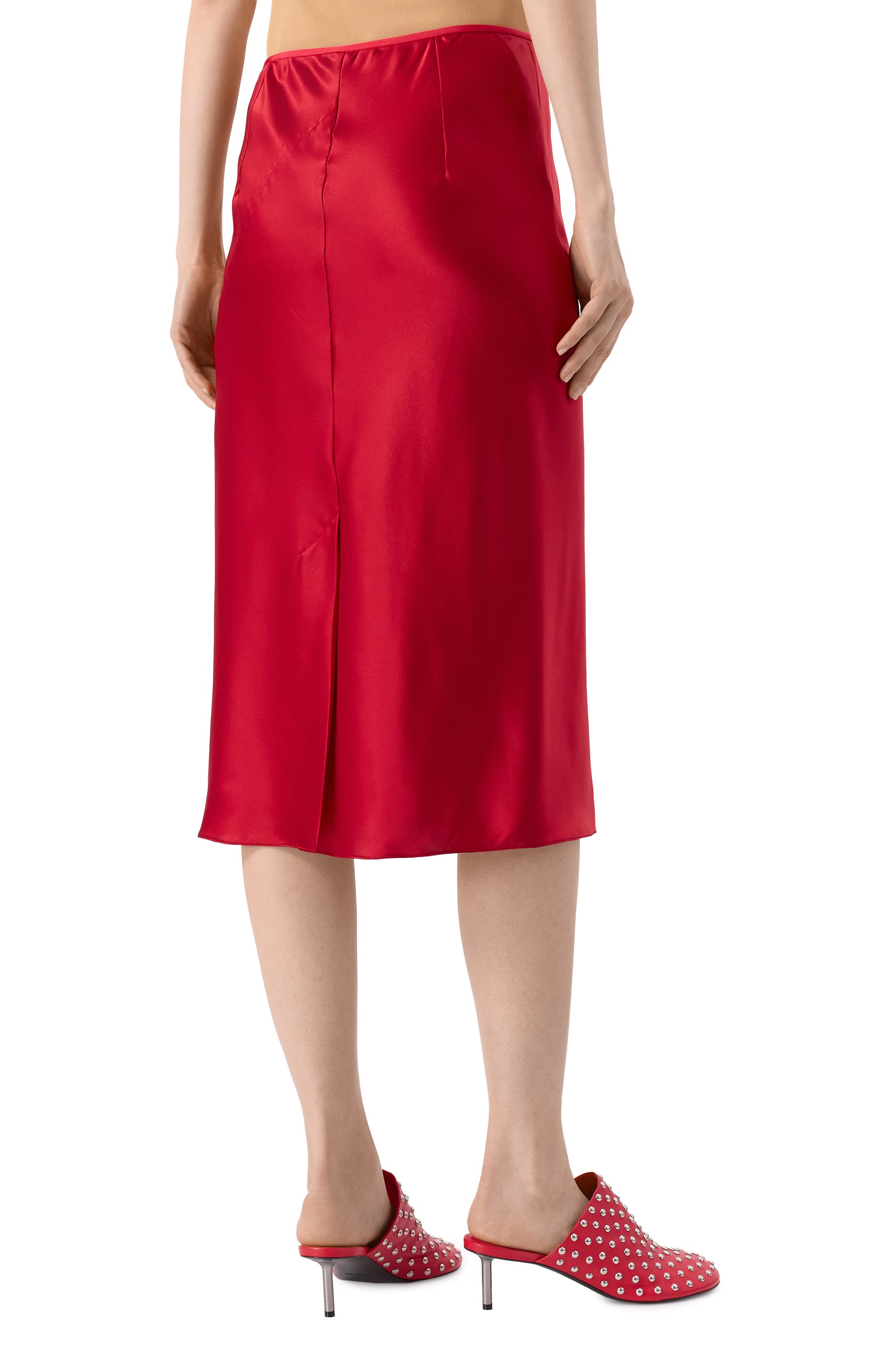 Атласная юбка DRIES VAN NOTEN, арт. 251-010804-1032, фото 4