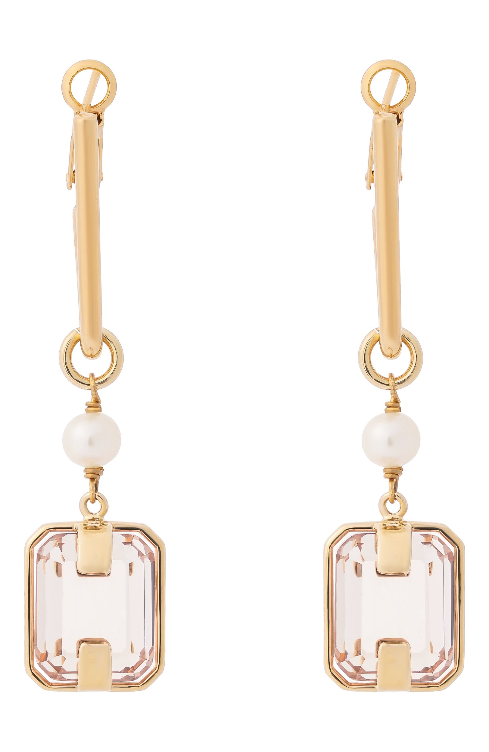 Серьги CRYSTALLINE JEWELLERY золотого цвета по цене 16060 руб., арт. 301L, фото 1 Серьги CRYSTALLINE JEWELLERY, арт. 301L, фото 1