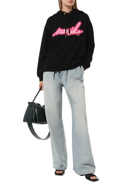 Хлопковое худи PINKO, арт. 101685/A1B0, фото 2