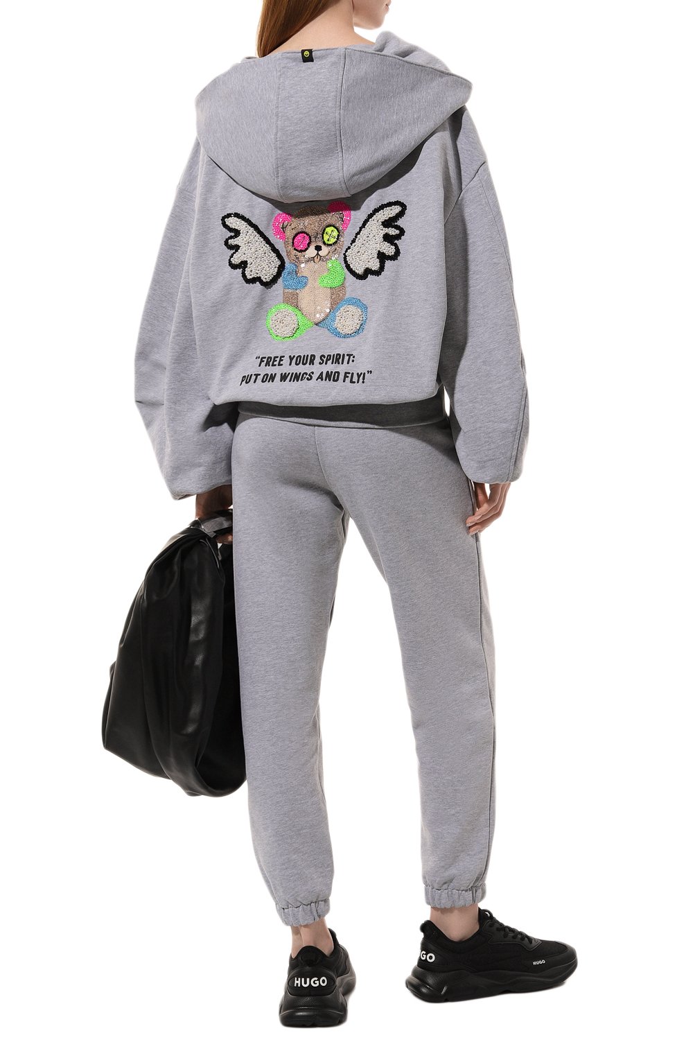 Хлопковая толстовка BARROW, арт. F4BWW0ZH108, фото 2