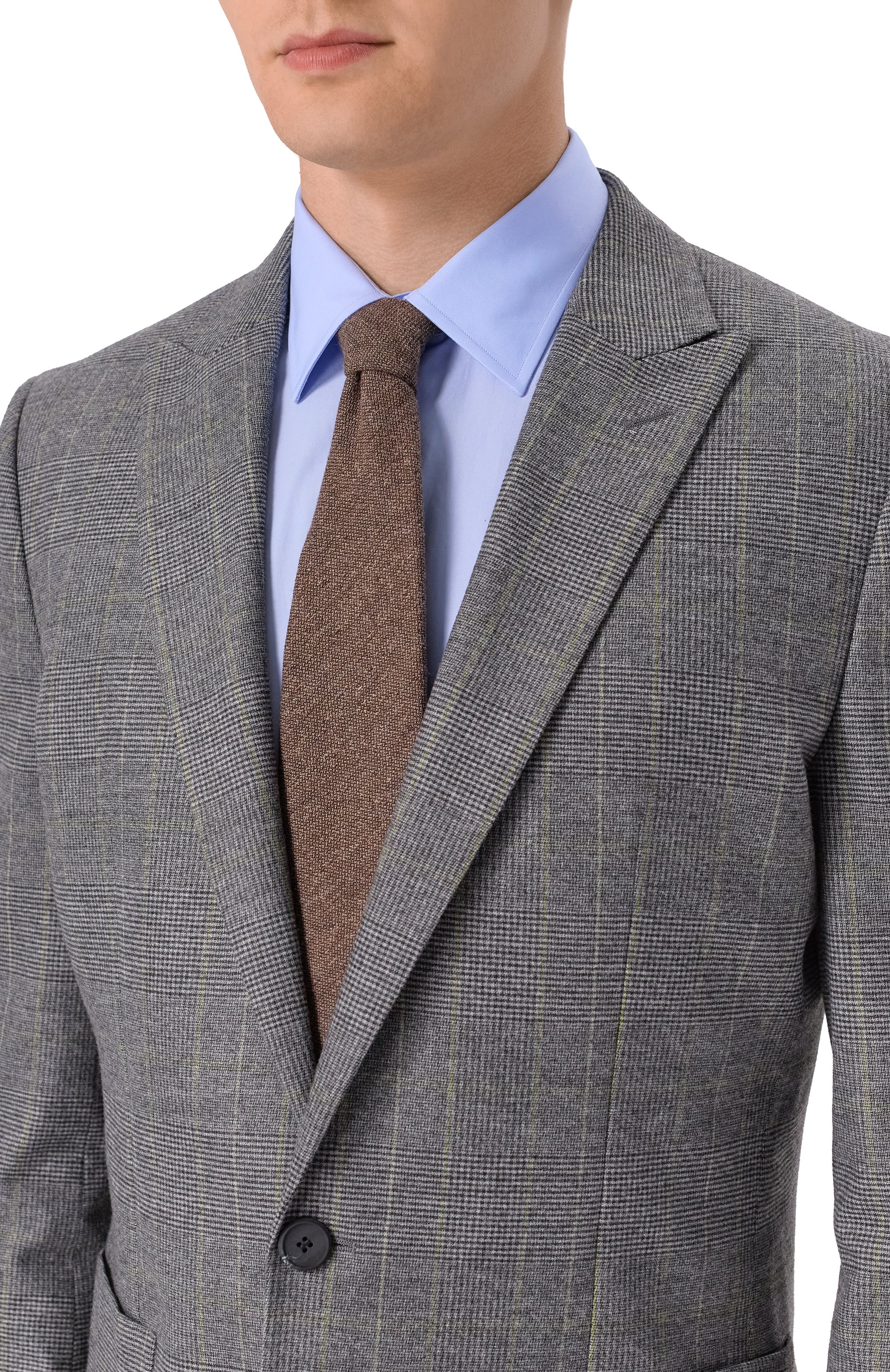 Галстук из шерсти и шелка CORNELIANI, арт. 26U302-2620325, фото 2