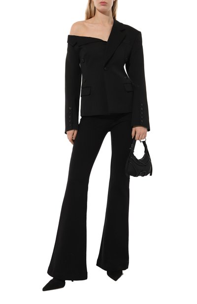 Хлопковые брюки PALM ANGELS, арт. PWCH017F23FLE0011010, фото 2