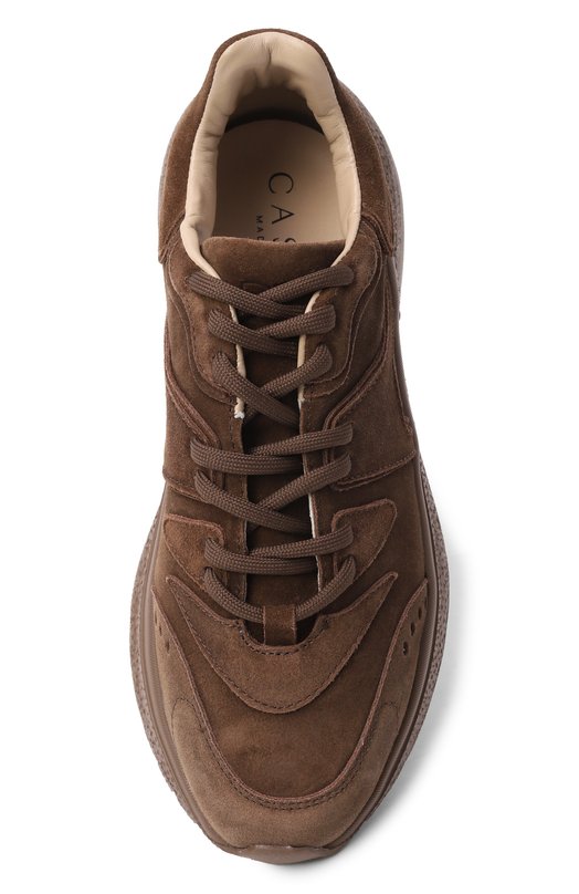 Замшевые кроссовки Mia Casadei 2J918A0201/RNWSH Коричневый  2J918A0201/RNWSH Фото 6