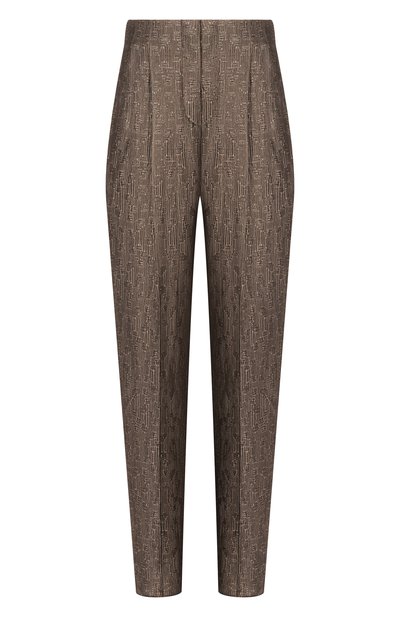 Женские брюки из шелка и шерсти GIORGIO ARMANI, арт. GW001569/TE16797