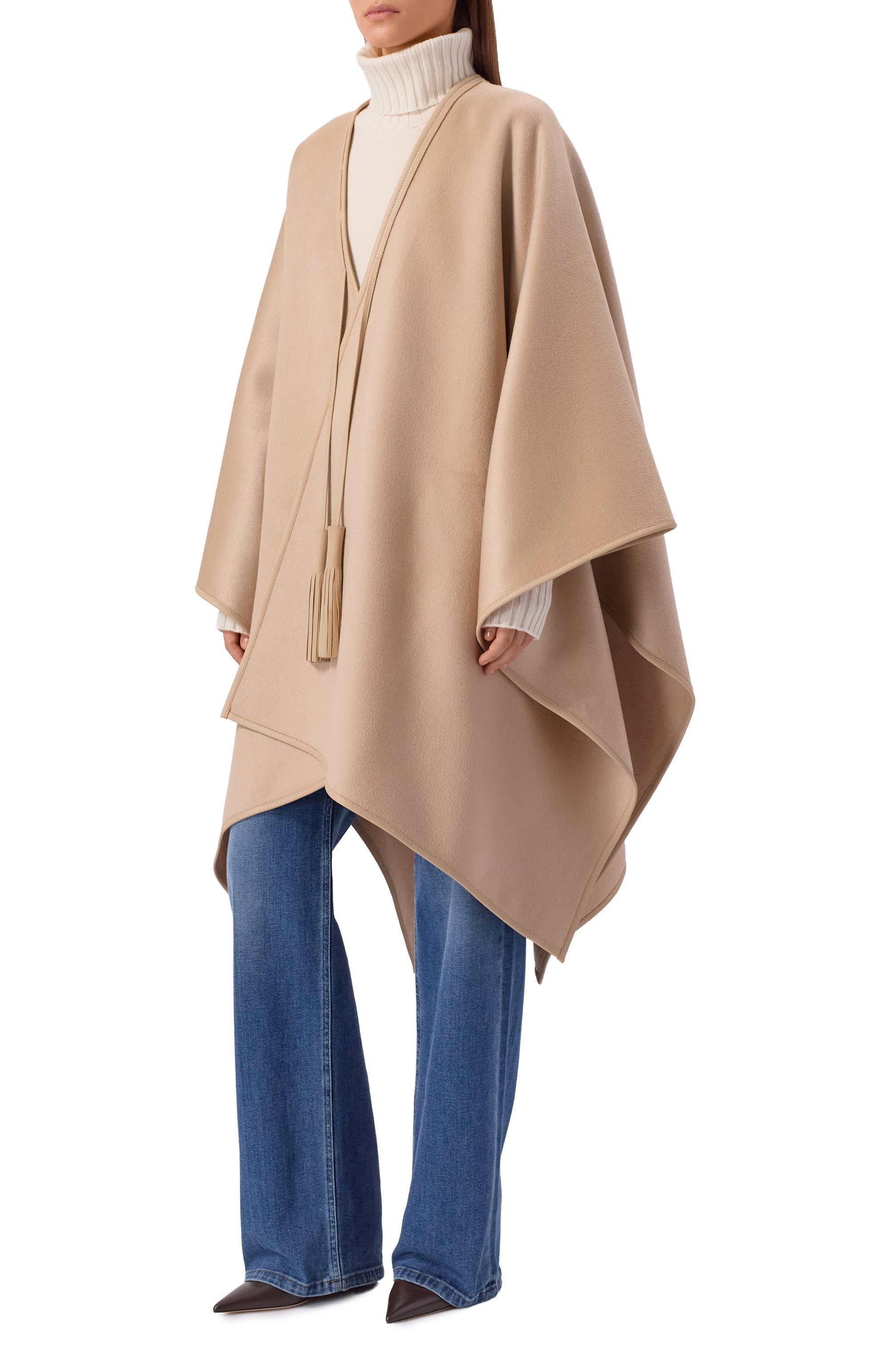 Шерстяное пончо EDOMO, арт. C010102FW2526, фото 3