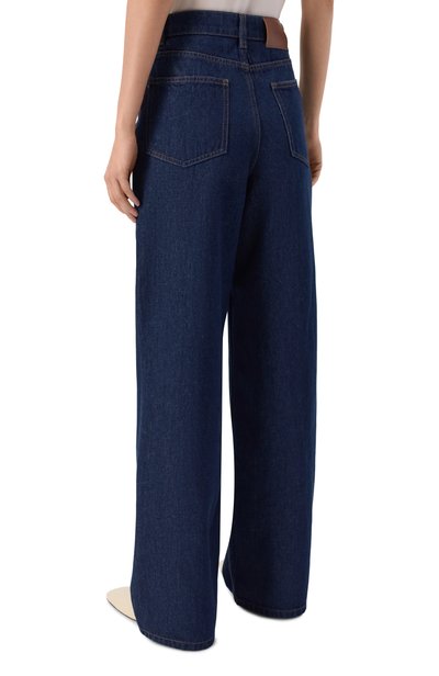 Джинсы wide leg 415 12 STOREEZ темно-синего цвета по цене 17000 руб., арт. 138212, фото 4 Джинсы wide leg 415 12 STOREEZ, арт. 138212, фото 4