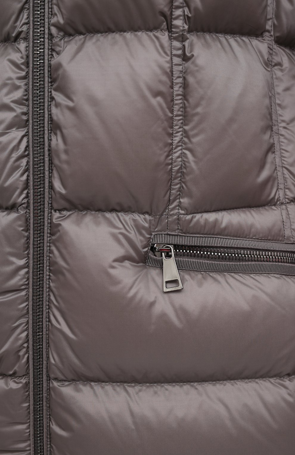 Пуховик MONCLER серого цвета по цене 206500 руб., арт. F2-093-1C202-02-C0229, фото 5 Пуховик MONCLER, арт. F2-093-1C202-02-C0229, фото 5