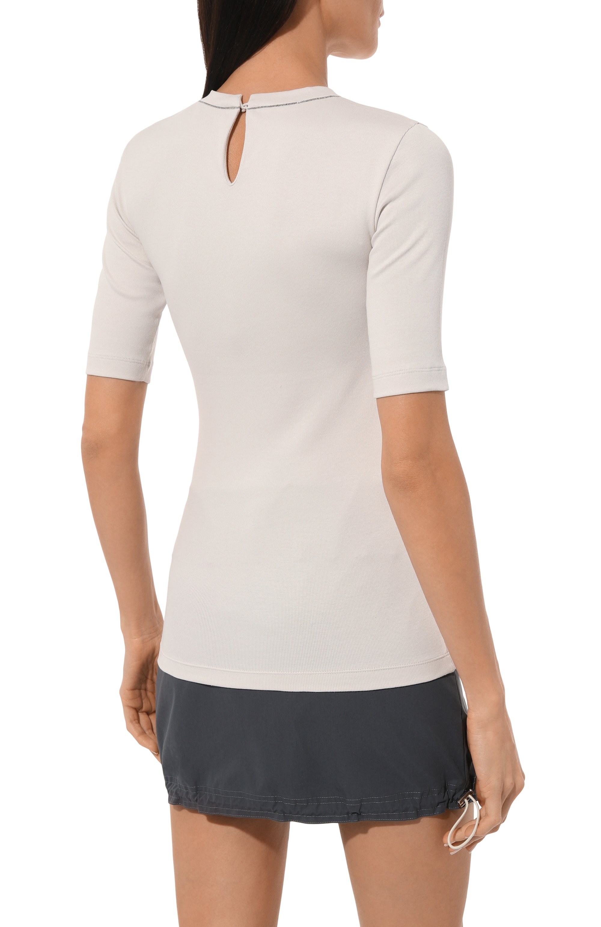 Хлопковый топ BRUNELLO CUCINELLI, арт. M0TC8BJ310, фото 4