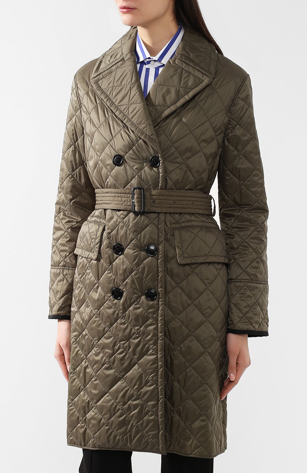 Пальто с поясом BURBERRY, арт. 8008154, фото 3