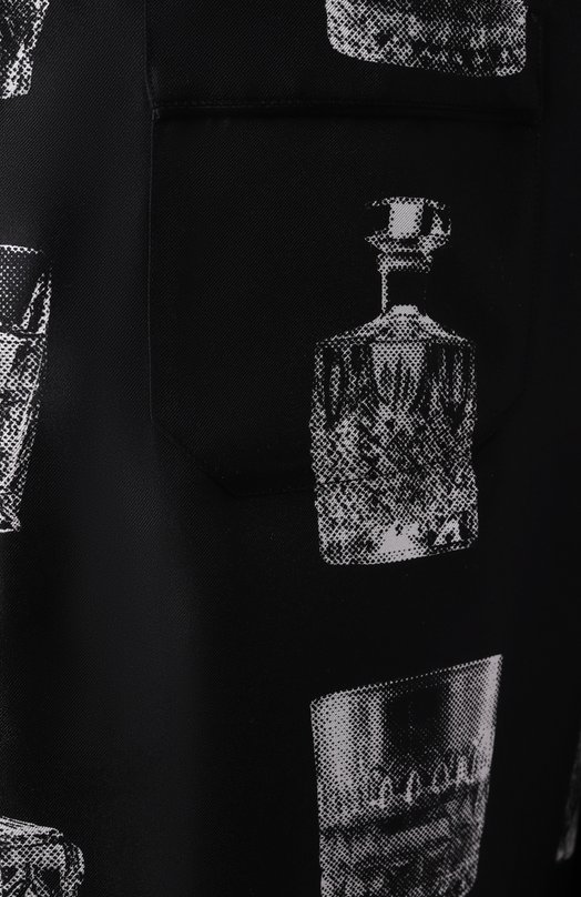 Шелковая сорочка Dolce & Gabbana G5IF1T/HI1V0 Чёрный  G5IF1T/HI1V0 Фото 6