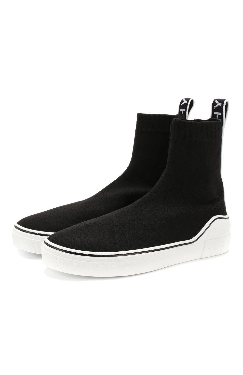 Высокие текстильные кеды на контрастной подошве GIVENCHY, арт. BE000DE077, фото 1