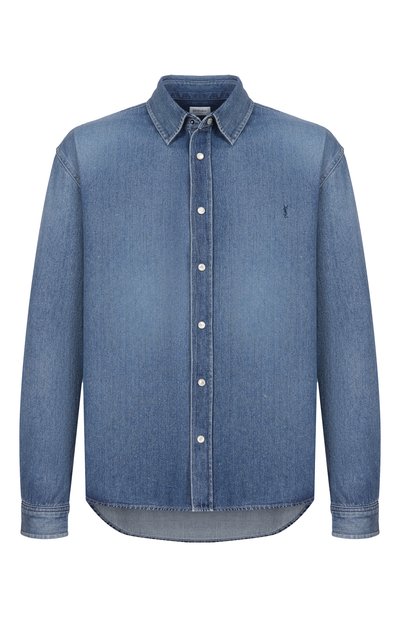 Мужская джинсовая рубашка SAINT LAURENT, арт. 862246/Y29YA